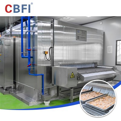 Tunelski zamrzivač, unaprijed zapakirana hrana, centralna kuhinja, učinkovit alat za zaključavanje svježine